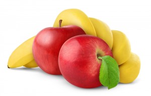 Яблоки и бананы при гастрите